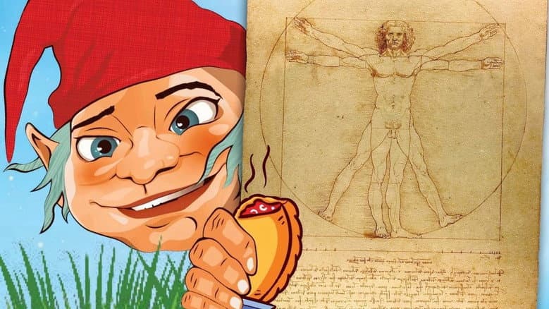Backdrop from La banda del Buffardello e il manoscritto di Leonardo da Vinci