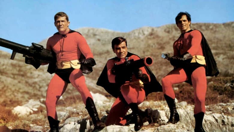 Backdrop from The Three Fantastic Supermen