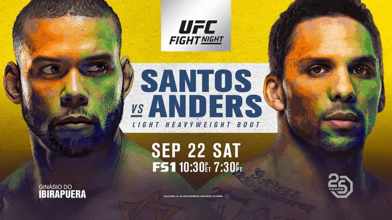 Backdrop from UFC Fight Night 137: Santos vs. Anders