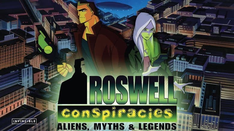 Backdrop from Roswell Conspiracies: Aliens, Myths and Legends