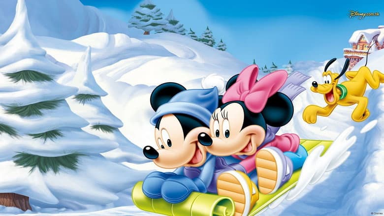 Backdrop from Mickey Mouse Clubhouse: Minnie's Winter Bow Show