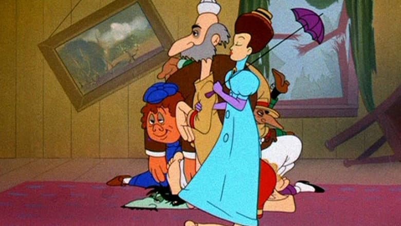 Backdrop from The Dover Boys at Pimento University or The Rivals of Roquefort Hall