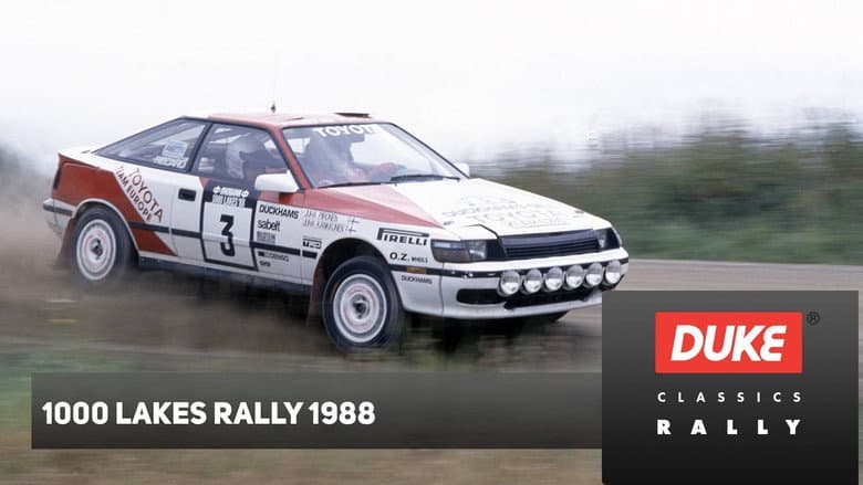 Backdrop from 1000 Lakes Rally 1988
