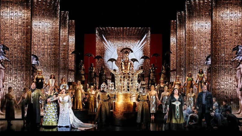 Backdrop from Opera Australia: Aida
