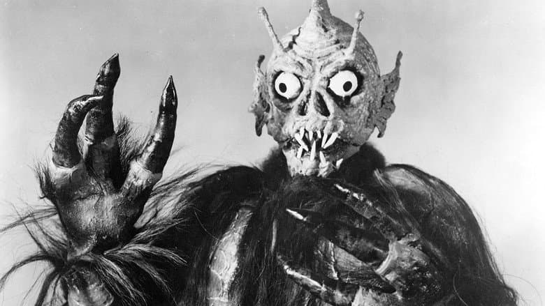 Backdrop from Frankenstein Meets the Space Monster