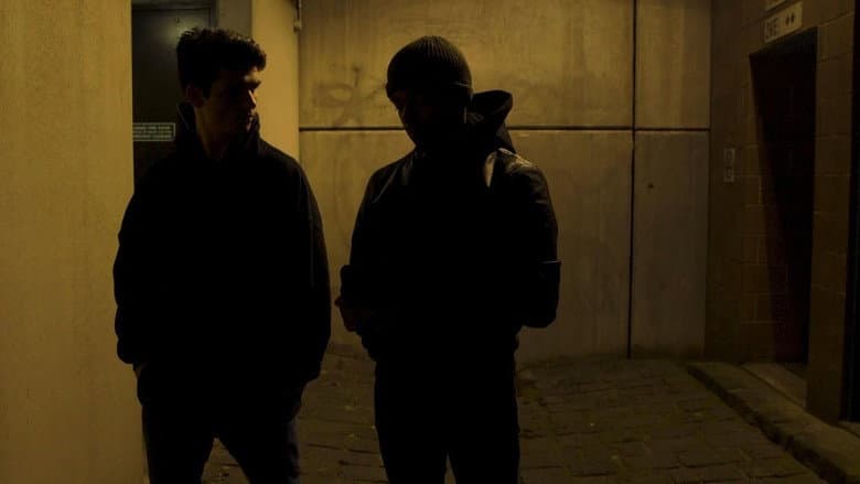 Backdrop from Bank Robbery Student Film