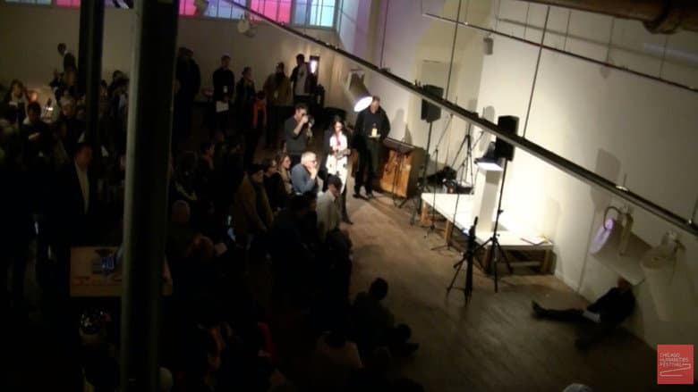 Backdrop from William S. Burroughs Birthday Bash