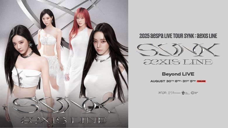 Backdrop from 2025 aespa LIVE TOUR - SYNK:aeXIS LINE - in SEOUL