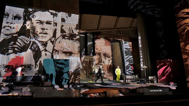 Backdrop from The Metropolitan Opera: Lulu