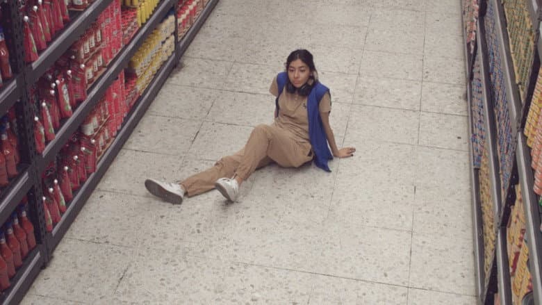 Backdrop from Empty Shelves