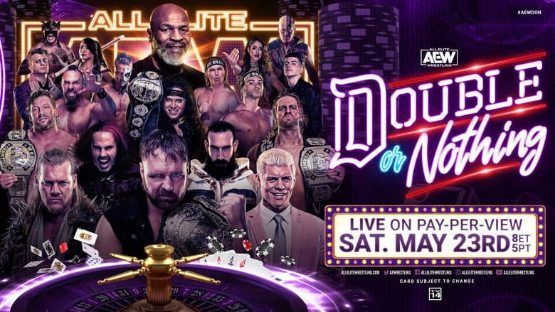 Backdrop from AEW Double or Nothing 2020