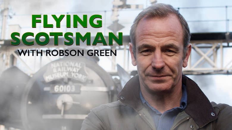 Backdrop from Flying Scotsman with Robson Green