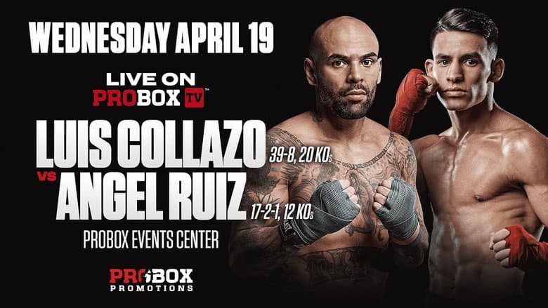 Backdrop from Luis Collazo vs. Angel Ruiz