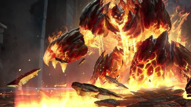 Backdrop from Hearthstone: Blackrock Mountain