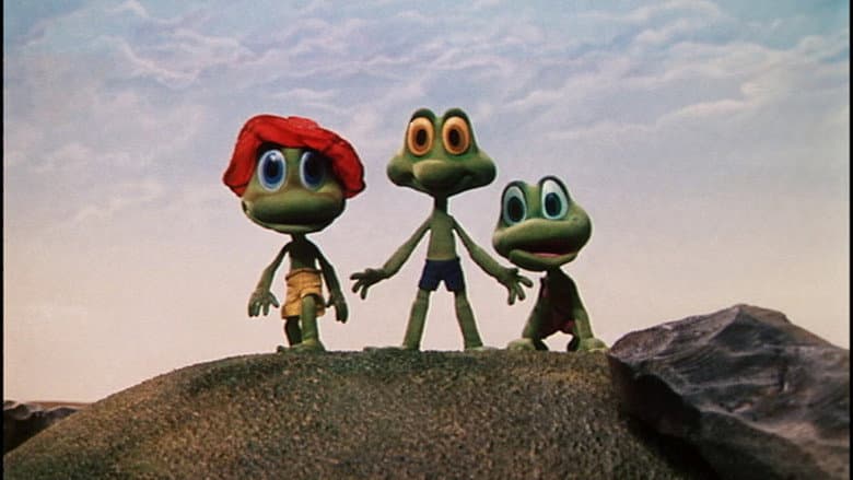 Backdrop from Three Little Froggies #1