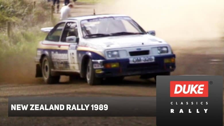 Backdrop from New Zealand Rally 1989