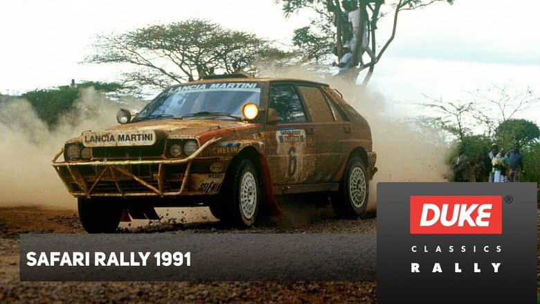 Backdrop from Safari Rally 1991
