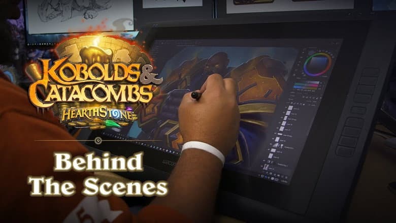 Backdrop from Hearthstone: Kobolds & Catacombs, Behind the Scenes