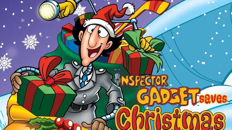 Backdrop from Inspector Gadget Saves Christmas