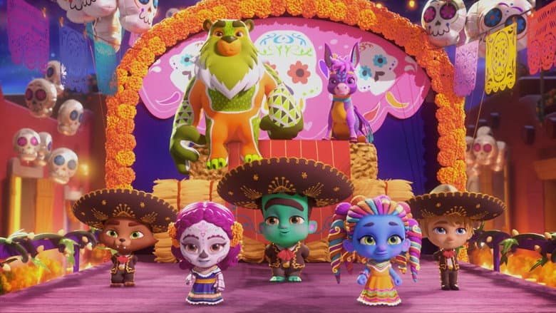 Backdrop from Super Monsters: Dia de los Monsters
