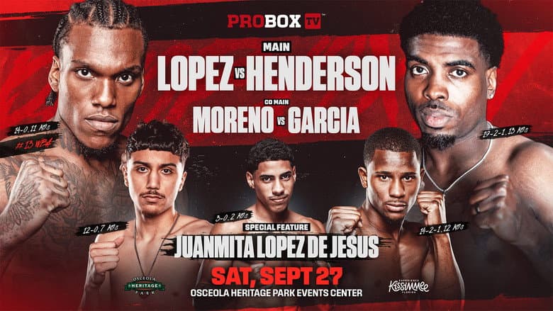 Backdrop from Najee Lopez vs. Kalvin Henderson
