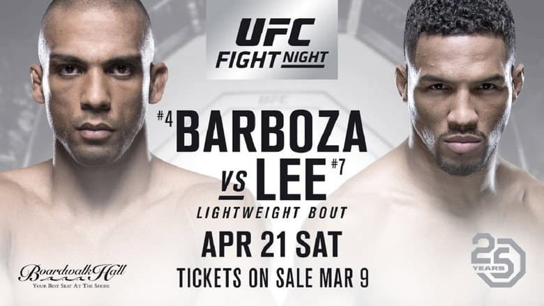 Backdrop from UFC Fight Night 128: Barboza vs. Lee