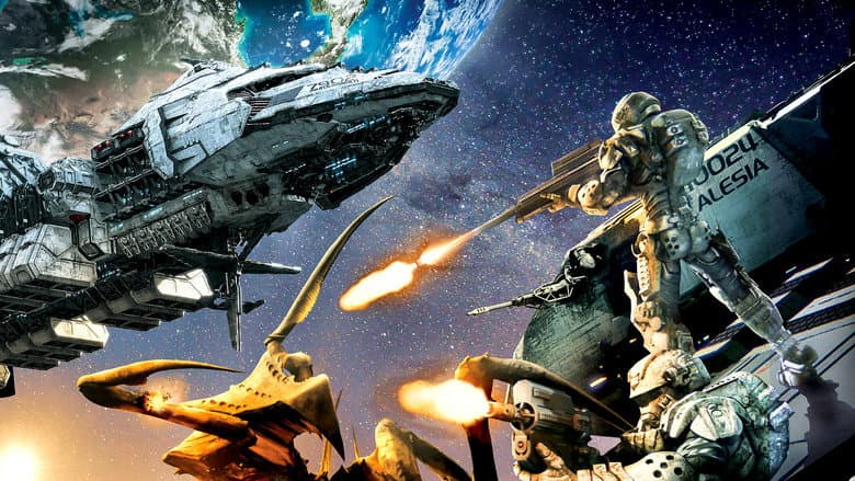 Backdrop from Starship Troopers: Invasion