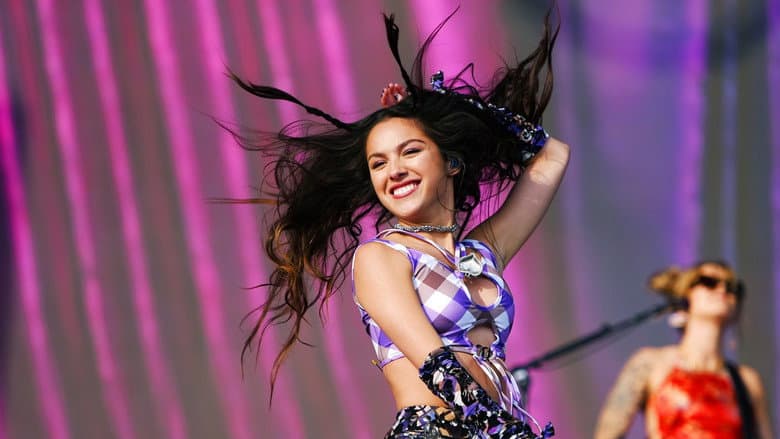 Backdrop from Olivia Rodrigo Live at Glastonbury 2022
