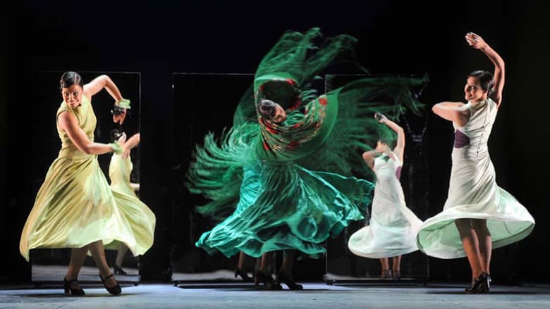 Backdrop from Flamenco Hoy de Carlos Saura