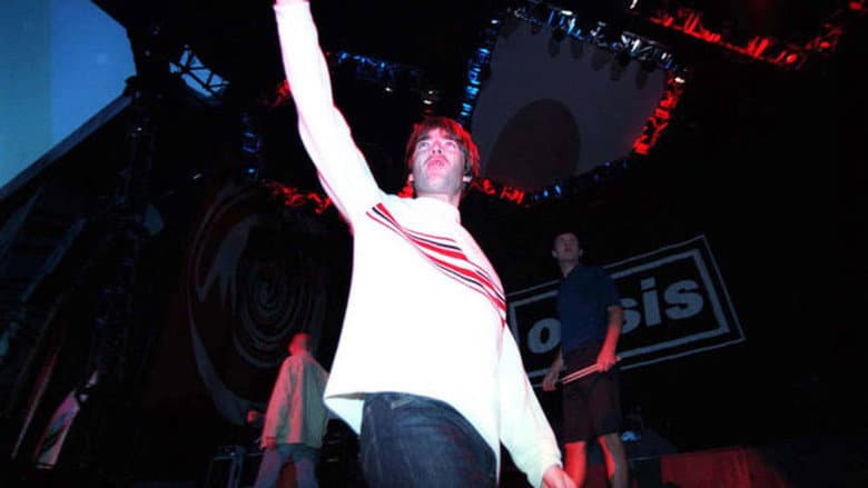 Backdrop from Oasis Knebworth 1996 (Sunday Night)