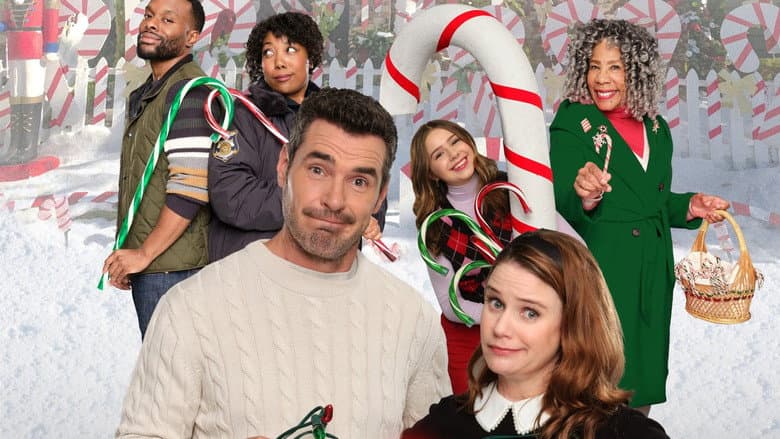 Backdrop from Christmas on Candy Cane Lane
