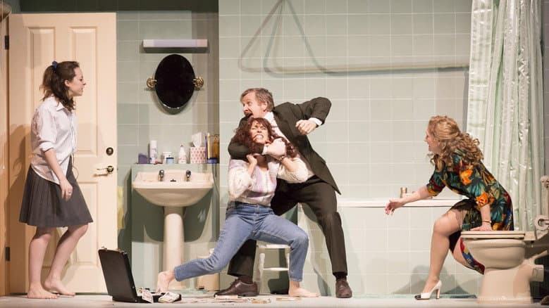 Backdrop from National Theatre Live : A Small Family Business