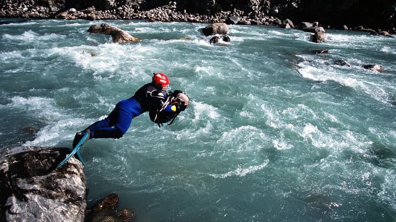 Backdrop from Expédition Khumbu-Khola : André Payraud, le nageur de l'Everest