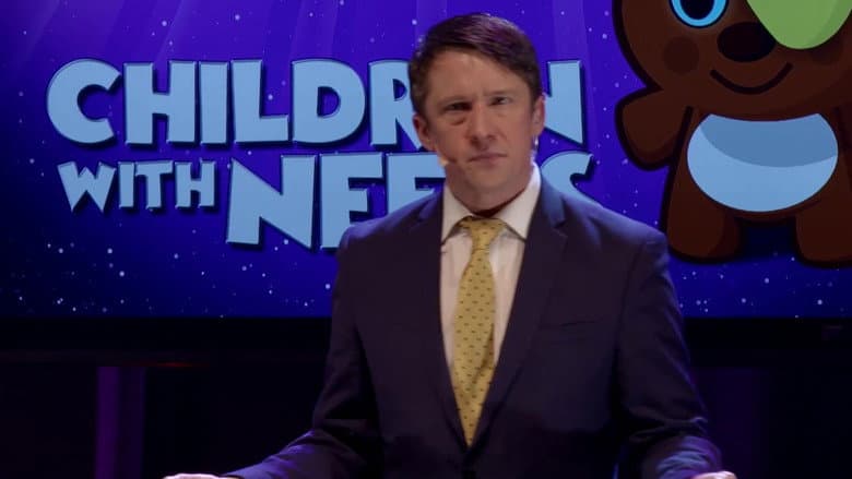 Backdrop from Jonathan Pie: Live at the Shepherds Bush Empire