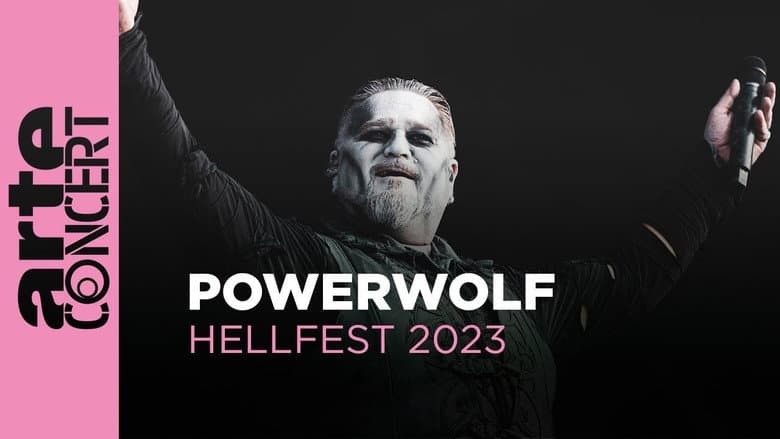 Backdrop from Powerwolf - Hellfest 2023
