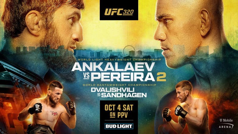 Backdrop from UFC 320: Ankalaev vs. Pereira 2