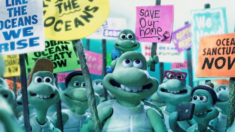 Backdrop from Turtle Journey: The Crisis in Our Oceans