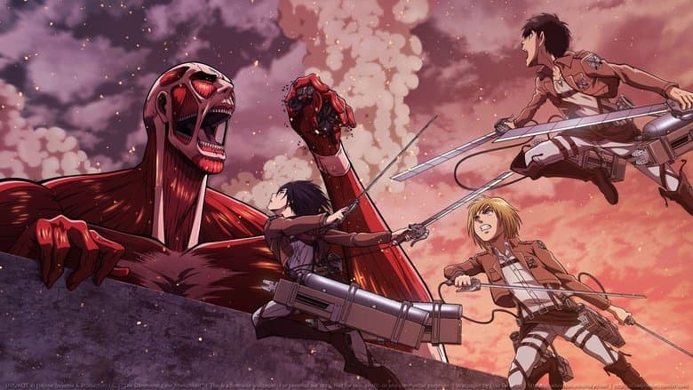 Backdrop from Attack on Titan: Chronicle