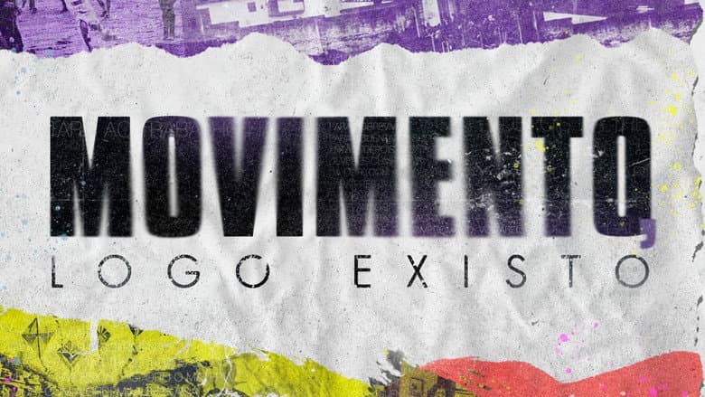 Backdrop from Movimento, logo existo