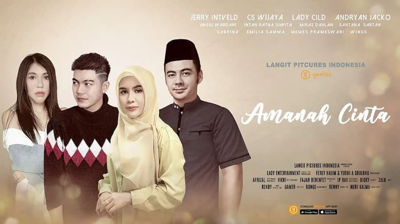 Backdrop from Amanah Cinta