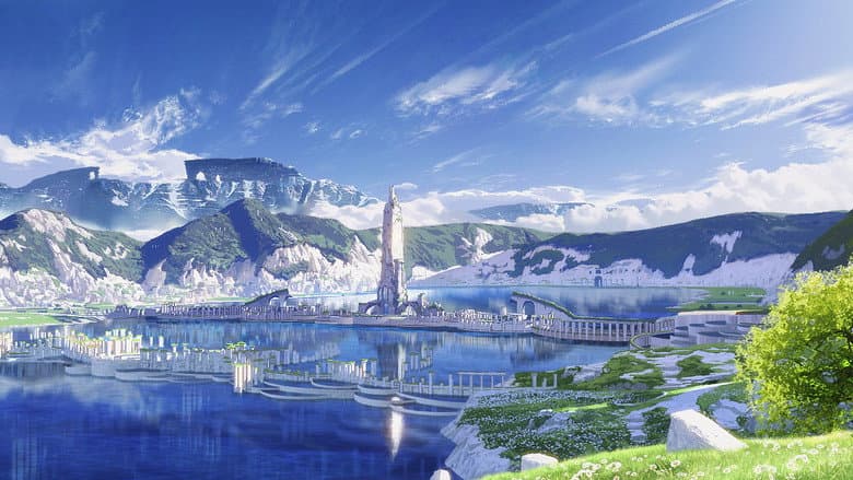 Backdrop from Maquia: When the Promised Flower Blooms