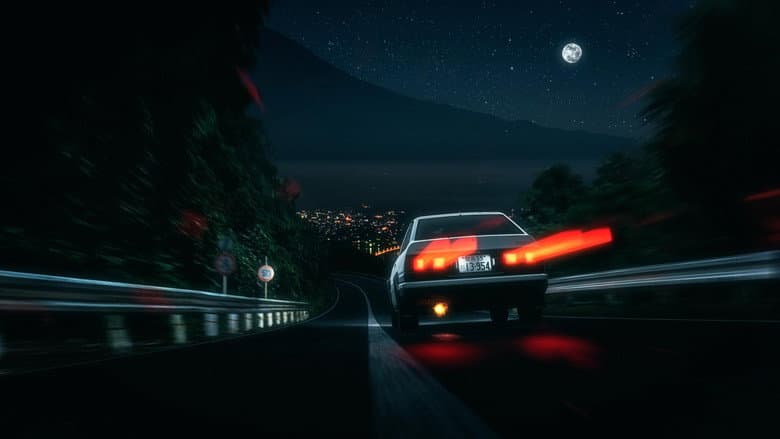 Backdrop from Initial D
