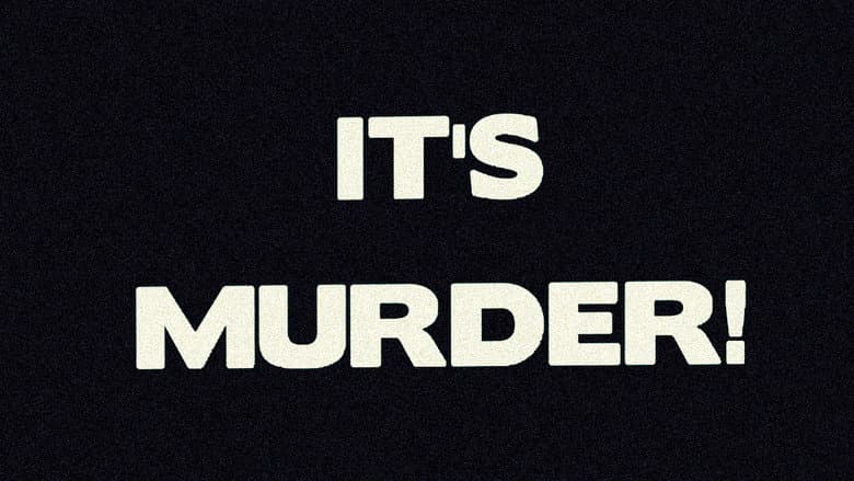 Backdrop from It's Murder!