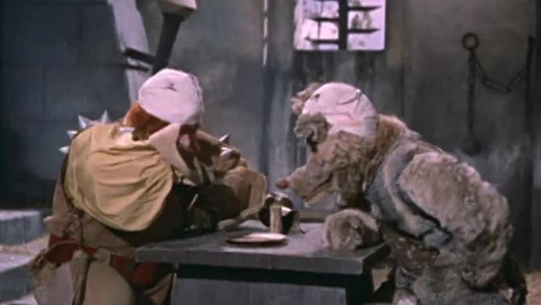 Backdrop from Little Red Riding Hood and Tom Thumb vs. the Monsters