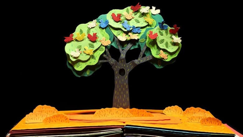 Backdrop from The tree has been planted