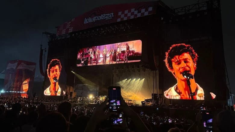 Backdrop from Shawn Mendes: Lollapalooza Brasil 2025