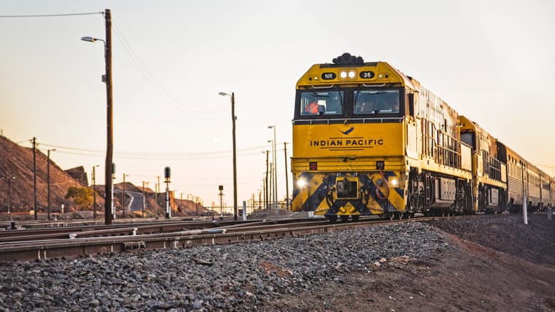 Backdrop from The Indian Pacific: Australia’s Longest Train Journey
